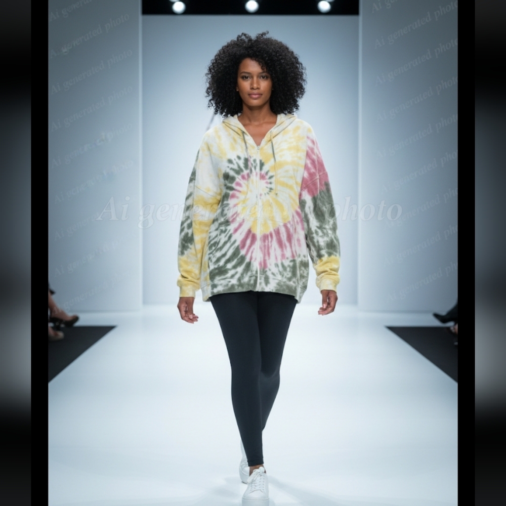 Old Navy Multicolor Tie-Dye Hoodie